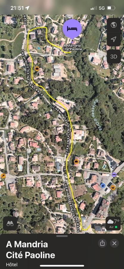Appartement Climatise Parking Cite Paoline Corte  Dış mekan fotoğraf